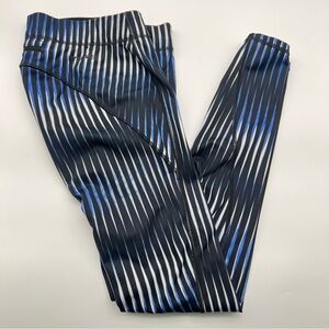 IVY PARK Adidas Beyonce Black/White/Blue Abstract Print Athletic Leggings-Sz XS